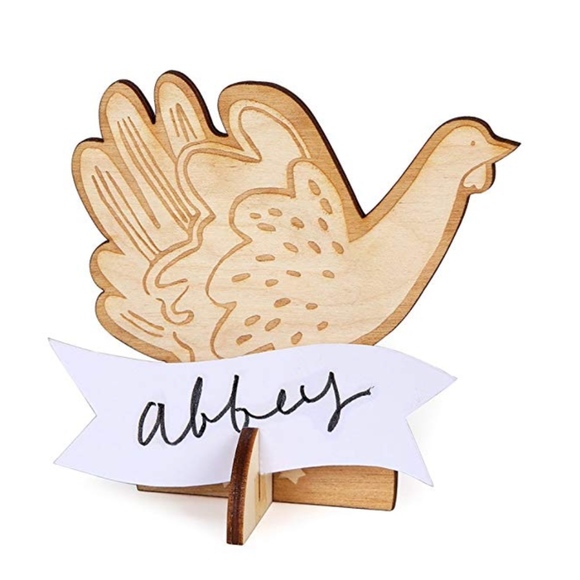 Meri Meri Wooden Turkey Thanksgiving Place Cards … - Picture 2 of 2